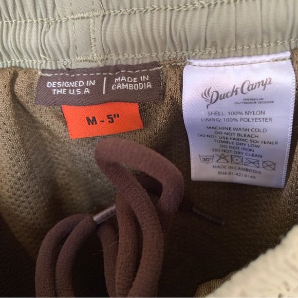 Duck Camp Green Swim Shorts Size M - Picture 4 of 7